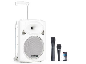 Refurbished Ibiza Sound PORT8UHF-BT-WH Mobiele Bluetooth PA, Verzenden, Nieuw, Overige typen, Overige merken