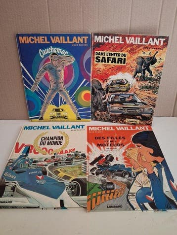 Michel Vaillant T24 à T27 - 4x C - 4 Album - Eerste druk -, Boeken, Nieuw