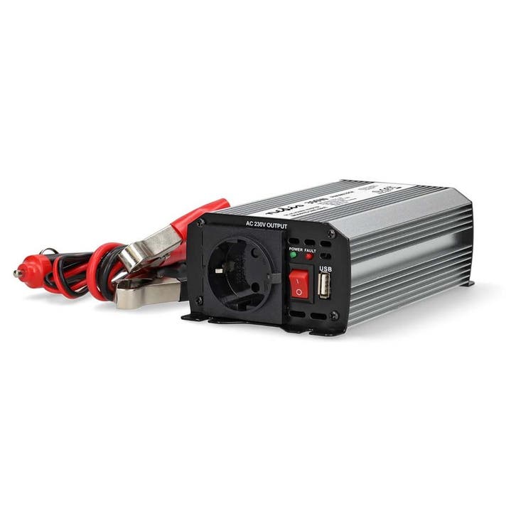 Nedis Omvormer 12 volt naar 220V 300W met Schuko en USB, Watersport en Boten, Navigatiemiddelen en Scheepselektronica, Nieuw, Ophalen of Verzenden