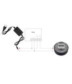 Blauwe LED Flitser bedraad Flitser + Relay + 12v Adapter, Verzenden, Nieuw