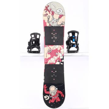 120 kinder snowboard BURTON LTR, black/red/grey, woodcore, R, Verzenden, Gebruikt