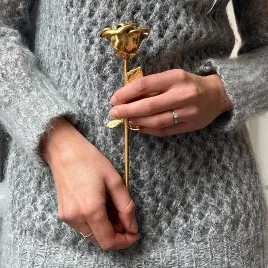 Mini urn roos, Kleine asbus rozen beeld, gratis bezorgd, Verzamelen, Beelden en Beeldjes, Nieuw