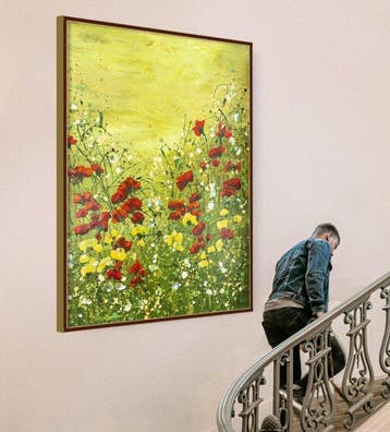 Irina Morisch - wild forest Nr.32- XXL abstract floral