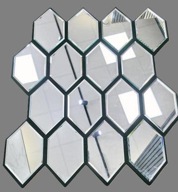 Akoestisch Wandpaneel Spiegel Design dat Rust en Ruimte Cr, Nieuw, Overige vormen, 50 tot 75 cm, Minder dan 100 cm
