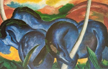 Franz Marc (1880-1916) - Big blue horses