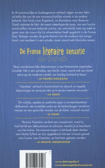 De wonderbaarlijke reis van de fakir die vastzat in een, Verzenden, Zo goed als nieuw, Romain Puertolas