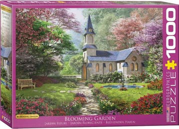Blooming Garden - Dominic Davison Puzzel (1000 stukjes) |, Verzenden, Nieuw