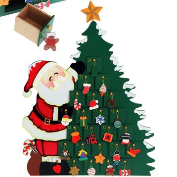 Kerst Adventkalender Kerstman (Voor in Huis), Verzenden, Nieuw