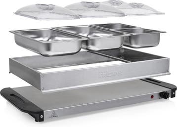 Tristar BP-6285 - Buffetwarmer 300W - Chafing dish - 2 x, Verzenden