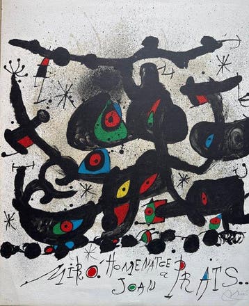 Joan Miro (1893-1983) - Homenatge a Joan Prats