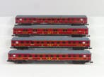 Minitrix N - 3085 - Modeltrein personenwagen (4) - 4x, Hobby en Vrije tijd, Nieuw
