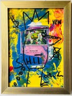 David Harianna (1978) - Esclusiva Opera dArte Pop Art: Gold, Nieuw