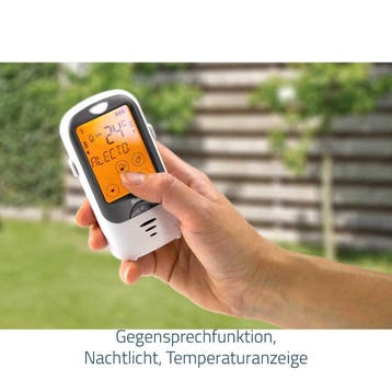 Alecto DBX-68 - Outdoor Babyfoon - Tot 1km bereik - Wit/Antr, Verzenden, Zo goed als nieuw