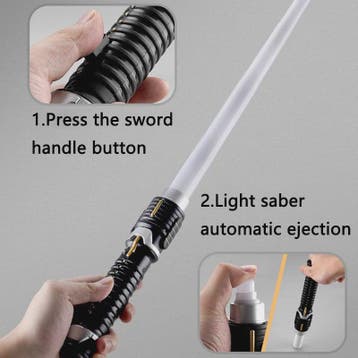 LED Lichtzwaard voor Cosplay & Feestjes - Automatisch Uitsch, Verzenden, Nieuw