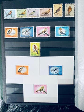 Wereld - Collectie Thema Vogels Wereld, Gestempeld