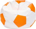 Voetbal Stoel Oranje | Eco-leer | A-kwaliteit | Beste Prijs, Ophalen of Verzenden, Nieuw, Oranje, Zitzak