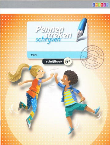 Pennenstreken versie 2 Schrijfboek 5A blokschrift (per 5 stu, Verzenden, Nieuw