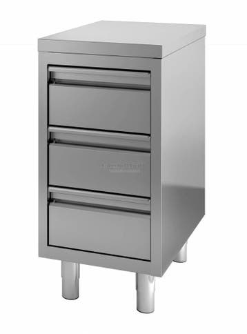 Ladenkast RVS | 3 laden | 40 x 70 x 85 cm Combisteel, Verzenden, Nieuw in verpakking