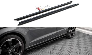 Zijskirts Audi A3 8V Sportback 13-16 Maxton Glans Zwart, Ophalen of Verzenden, Nieuw