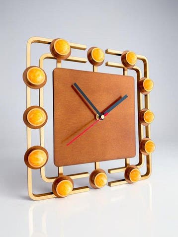 Wandklok - Juwelier Hörl Prototype - Mid-century modern