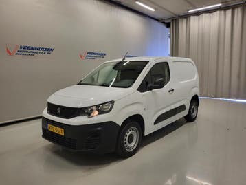Peugeot Partner 1.5BlueHDI Euro 6!, Gebruikt, Euro 6, Wit, Onderhoudsboekje