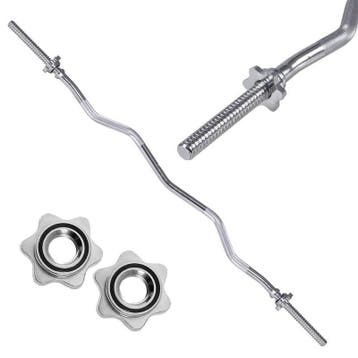 Halterstang | Barbell | Chroomstaal | 120 cm | 25 mm, Ophalen of Verzenden, Nieuw