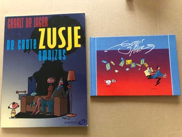 2 Collectors Items Gerrit de Jager - Postbode / Zusje, Verzamelen, Ophalen of Verzenden, Zo goed als nieuw, Boek of Spel