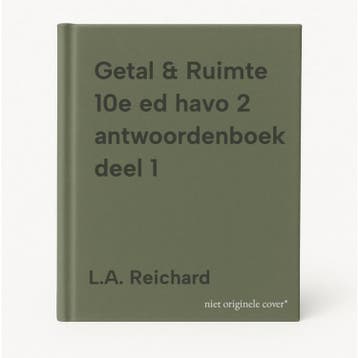 Getal & Ruimte 10e ed havo 2 antwoordenboek deel 1, Verzenden, Gelezen, L.A. Reichard