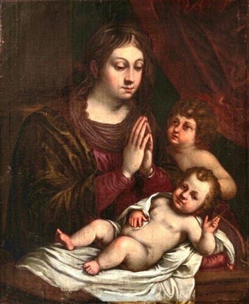 Simone Cantarini (1612–1648), Navolger van - La Vergine in