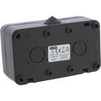 Q-LINK - Wandcontactdoos - Opbouw - 1-voudig Stopcontact -, Doe-het-zelf en Verbouw, Elektra en Kabels, Ophalen of Verzenden, Nieuw