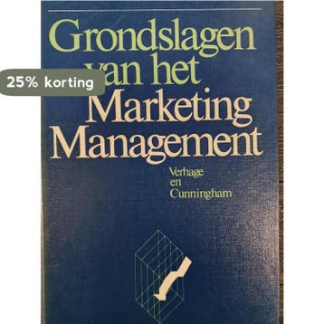 Grondslagen van marketing management - Bronis Verhage, Verzenden, Gelezen, Bronis Verhage