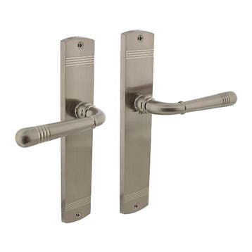 Intersteel Deurkruk Helena op blind langschild - nikkel mat, Verzenden, Nieuw