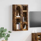 vidaXL Hangkast met plank Gerookt eiken 59 x 20 x 100 cm, Huis en Inrichting, Kasten | Overige, Verzenden, Nieuw