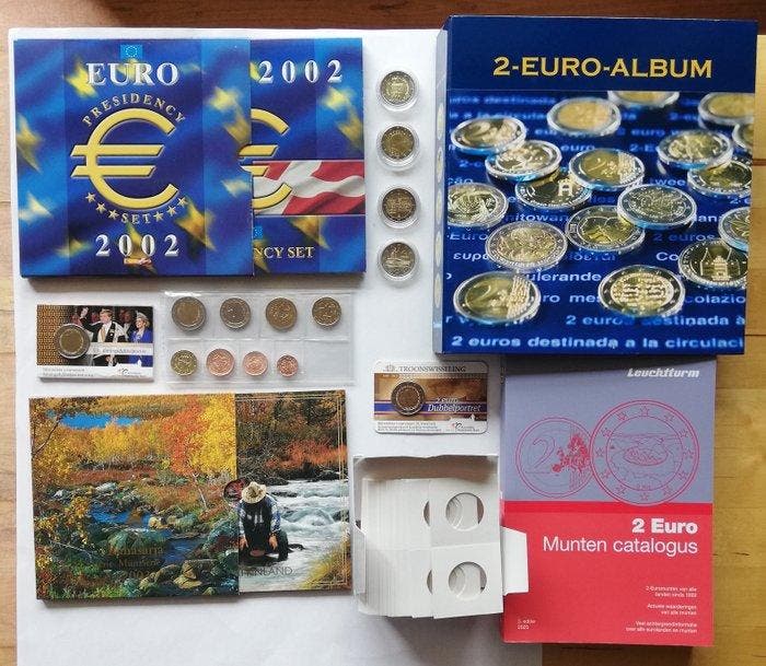 Europa. Various Denominations 34 €uro-Coins + 3 Münzen -, Postzegels en Munten, Munten | Europa | Niet-Euromunten