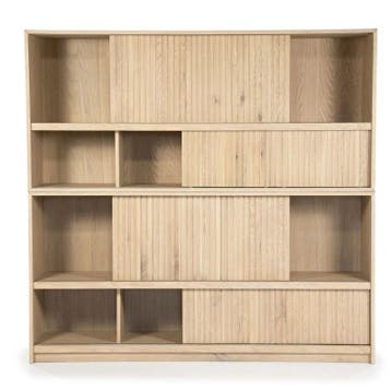 Kabinet Milo - 180cm - 96210 - MAGAZIJN OPRUIMING - Natur..., Nieuw, Overige materialen