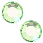 2 x Swarovski lichtgroen plat strass steentje 5mm, Ophalen of Verzenden, Nieuw, Overige typen