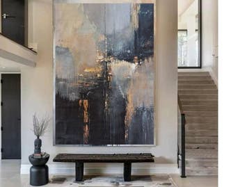Phill Bello (1973- ) - GOLDEN LUXURY IN ABSTRACT Oil on