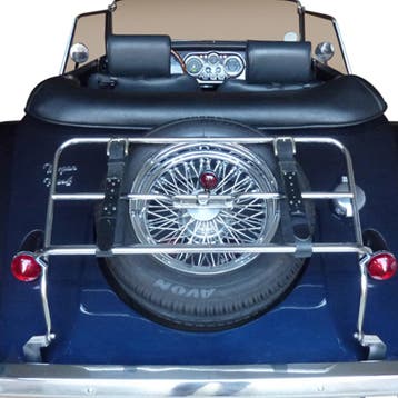Morgan New Plus 4 bagagerek/drager   heden   Chroom, Auto diversen, Ophalen of Verzenden