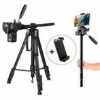 MOJOGEAR 179cm 3-in-1 statief driepoot, monopod en horizo..., Verzenden, Nieuw, Driepoot, 150 tot 175 cm