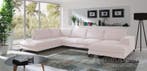 U-Bankstel Stroe - loungebanken - Wit, Nieuw, 150 cm of meer, Stof, 300 cm of meer