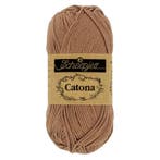 Scheepjes Catona - 10g - 503 Hazelnut, Ophalen of Verzenden, Nieuw, Breien of Haken, Wol of Garen