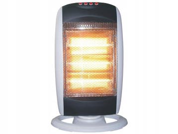 Halogeenverwarmer 1200W | Retourdeal 32% Korting, Huis en Inrichting, Kachels, Overige soorten, Elektrisch, Ophalen of Verzenden