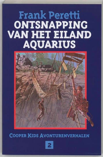 Ontsnapping van het eiland Aquarius / Cooper kids avonturen, Verzenden, Zo goed als nieuw, Frank Peretti
