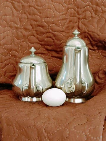 Christofle - Koffiepot (2) - Verzilverd - Antieke