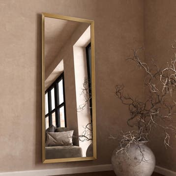 *WOONWINKEL* Kare Design Arezzo Grote Muurspiegel Messing, Huis en Inrichting, Woonaccessoires | Spiegels, Verzenden, Nieuw