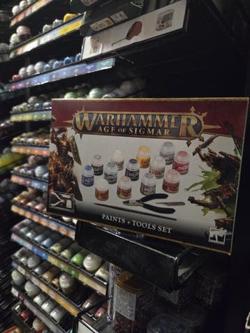 Warhammer Age of Sigmar paint plus tools set 2024 (Warhammer, Ophalen of Verzenden, Nieuw