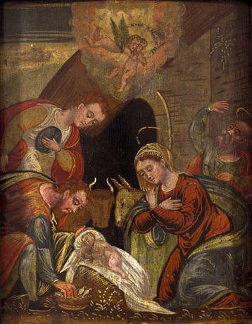 Scuola veneto-cretese (XVII) - Natività di Cristo - NO