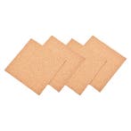 Kurk prikbord Vierkant - Zelfklevend - 4 stuks - 30 x 30 x, Huis en Inrichting, Woonaccessoires | Memoborden, Verzenden, Nieuw