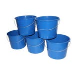 Emmers - Huishoudemmers - 10 liter - Set van 5 stuks - 8, Ophalen of Verzenden, Nieuw