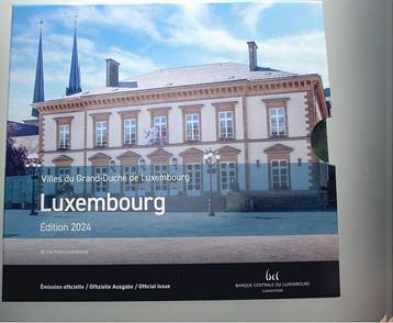 5,88 Euro,munten set 1 Cent-2 Euro 2024 Luxemburg Henri v..., Verzenden